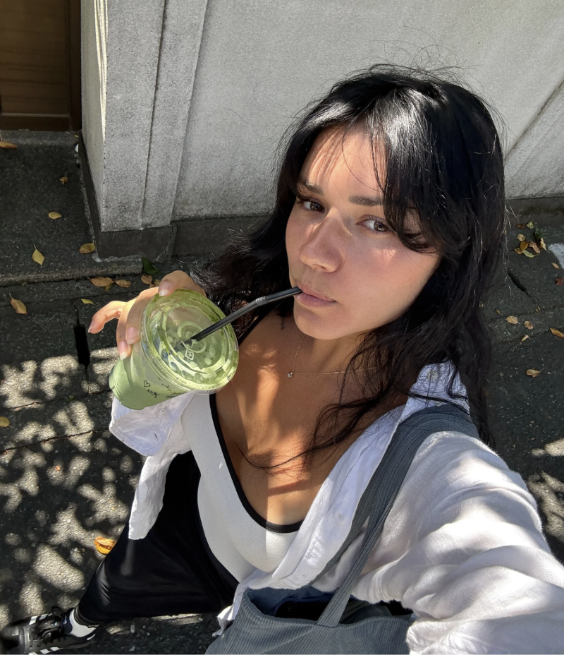 Kyndall in her creator space